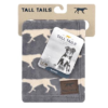 Tall Tails Charcoal Icon Dog Blanket