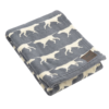 Tall Tails Charcoal Icon Dog Blanket - Image 2