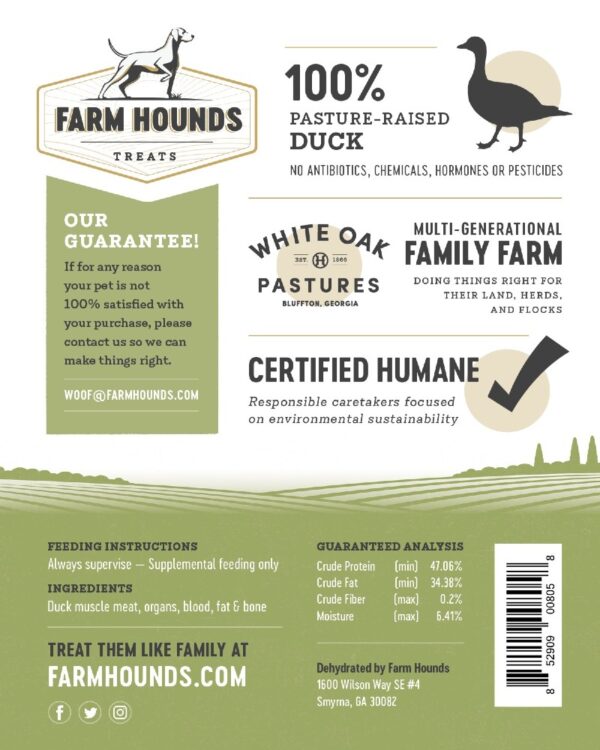 Farm Hounds Treats Premium Duck Treats - Image 2